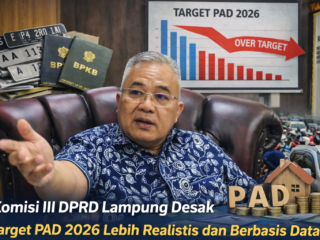 Komisi III DPRD Lampung Desak Target PAD 2026 Lebih Realistis dan Berbasis Data Riil