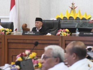 Ketua DPRD Provinsi Lampung dan Gubernur Lampung Ikuti Rapat Kesiapan Angkutan Lebaran 2026