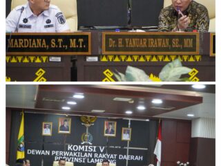 DPRD Provinsi Lampung menerima audiensi dari DPD F-SPTI–KSPSI