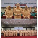 Ketua DWP Sekretariat DPRD Lampung Hadiri Pengukuhan Pengurus DWP se-Lampung