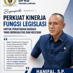 Bapemperda DPRD Lampung Perkuat Kualitas Regulasi, Pastikan Perda Sesuai Kebutuhan Daerah